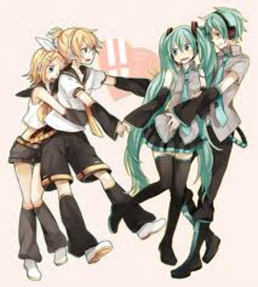 Amu-Chii,Len,Mikuo y Yo!!