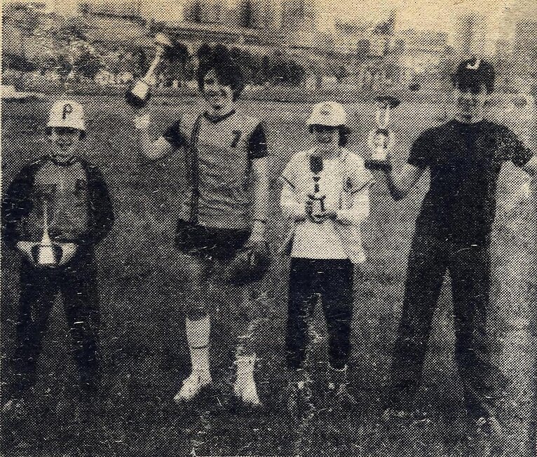Entrega de trofeos cadete 1978