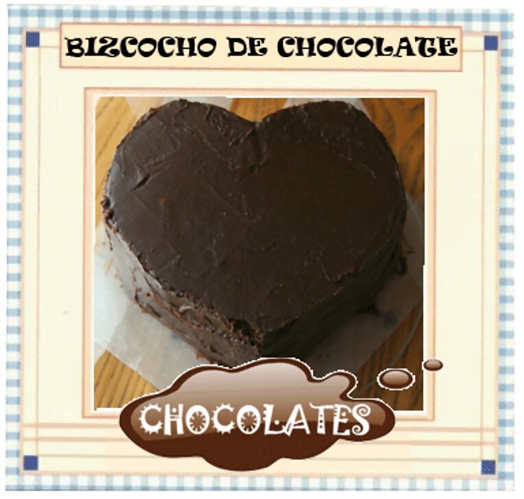 Tarta de Bizcocho de Chocolate