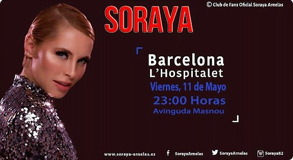 HOY VIERNES 11-5-2018, CONCIERTO EN HOSPITALET