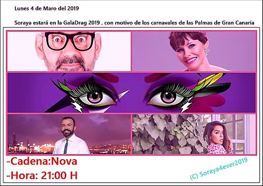 HOY LUNES 4-3-2019, SORY EN LA GALADRAG 2019 PALMA