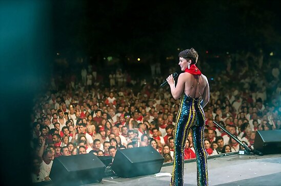 HOY LUNES 8-7-2019, FOTO DE SORY EN PAMPLONA