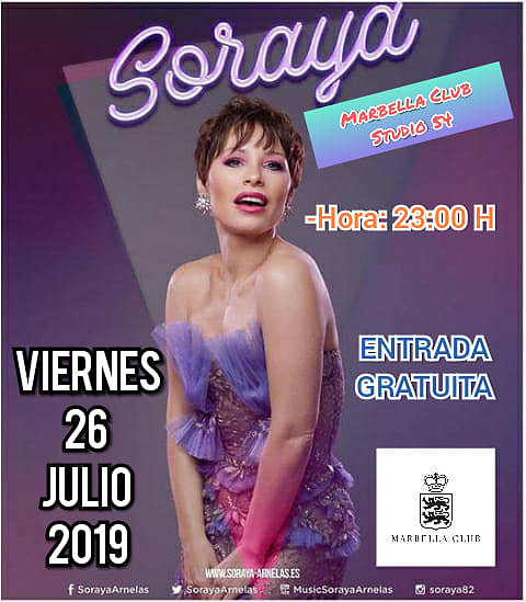 HOY VIERNES 26-7-2019,CONCIERTO EN MALAGA CLUB