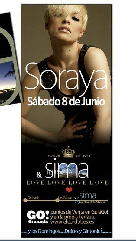 HOY SÁBADO 8-6-2013, CONCIERTO DE SORAYA EN SIMA