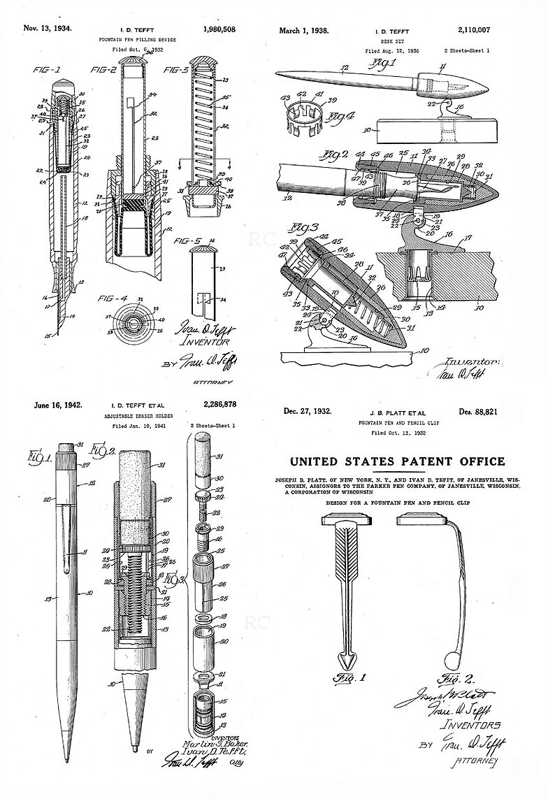 Parker & Tefft patents