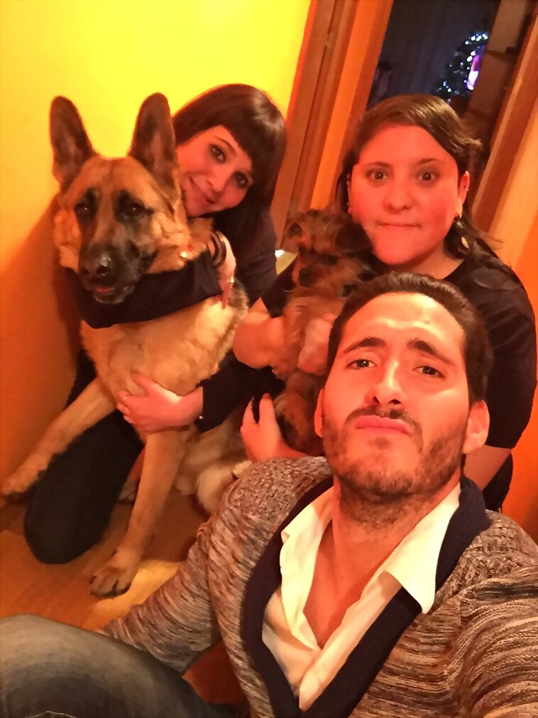 Noelia,Rubén y Yo (Y perras!!)