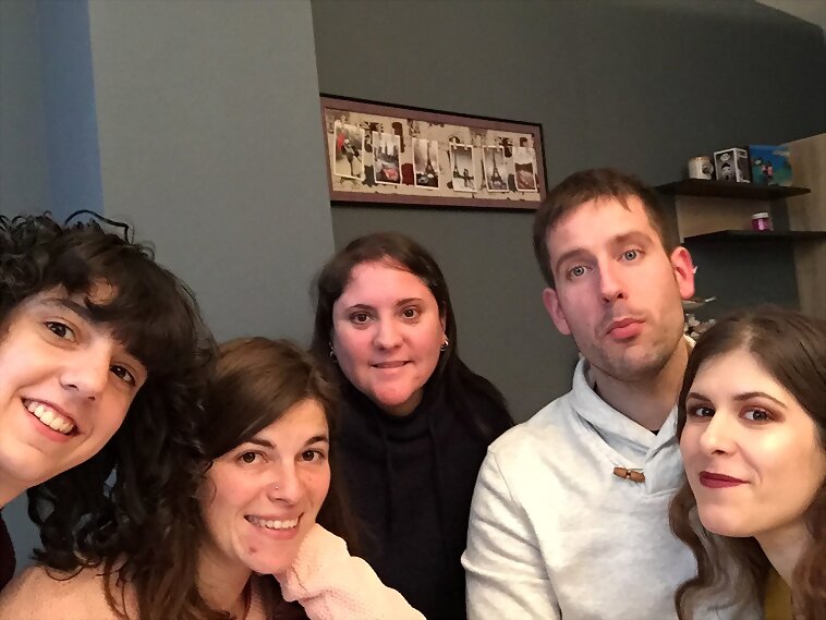 Sandra,Eva.Alicia,Carlos&Yo