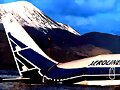 Aerol&iacute;neas Argentinas al agua, en Ushuaia,