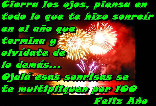 Feliz Año para todos