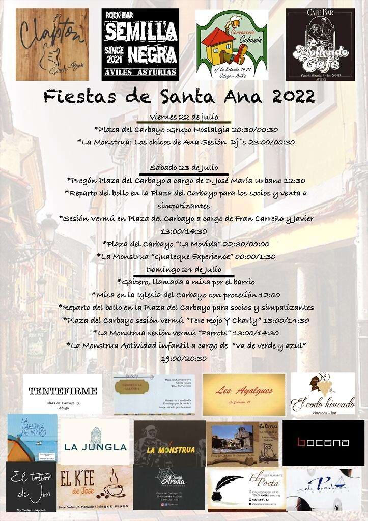 Fiestas de Santa Ana 2022