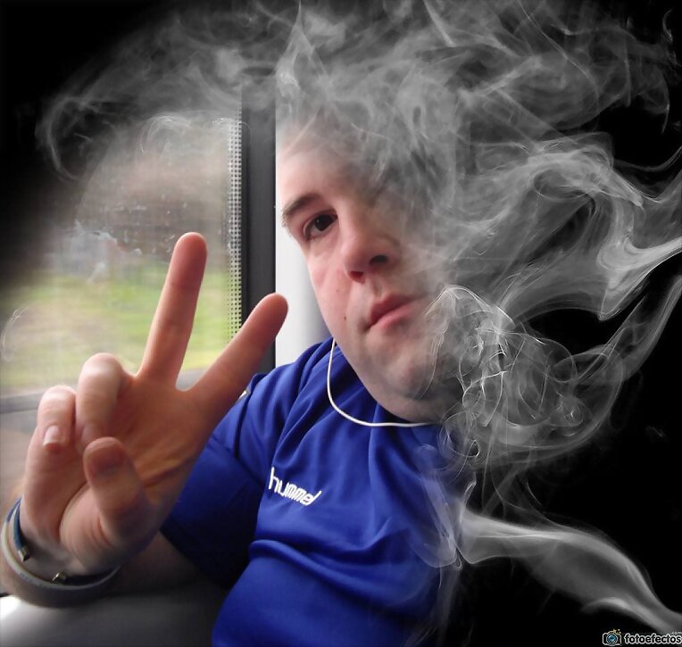 Montaje efecto humo
