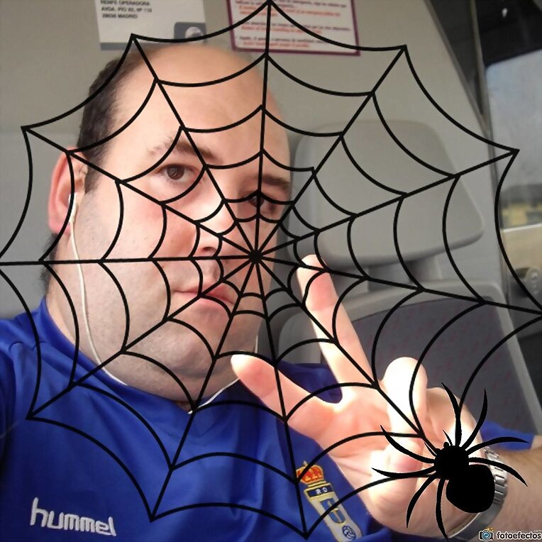 Montaje efecto tela de araña