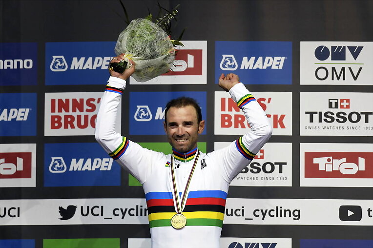 Alejandro Valverde campeón del mundo de ciclismo