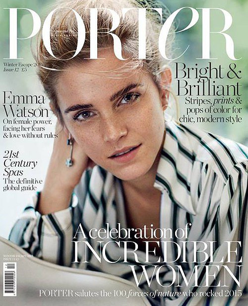 Emma en la revista Porter