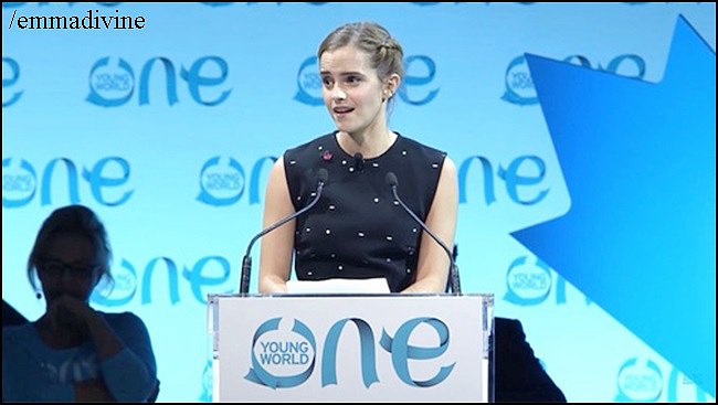 Emma Watson en OneYoung World Ottawa