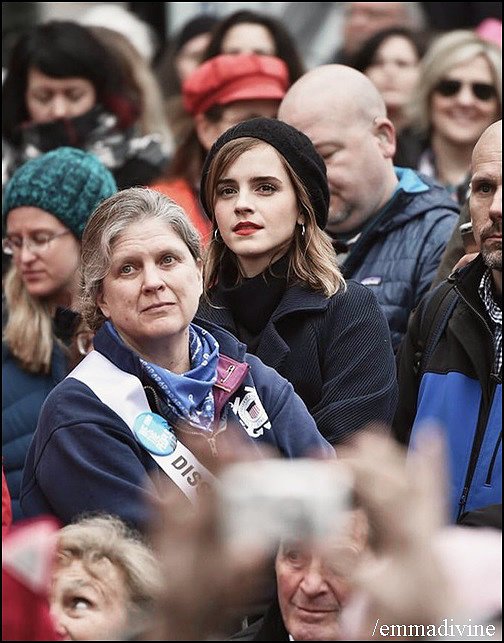 Emma Watson - Marcha de la Mujer en Washington