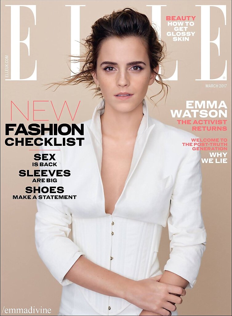 Emma Watson en la portada de la revista ELLE