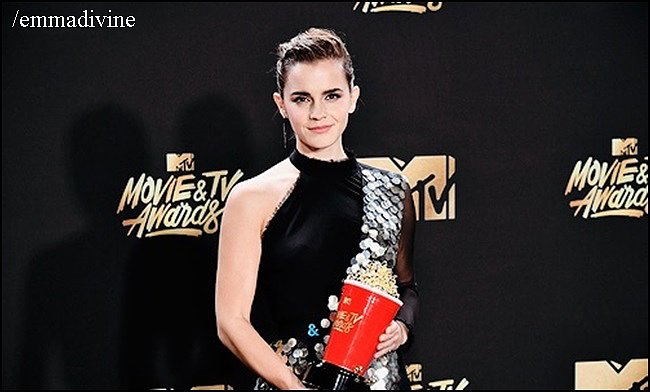 Emma en los MTV AWARDS.