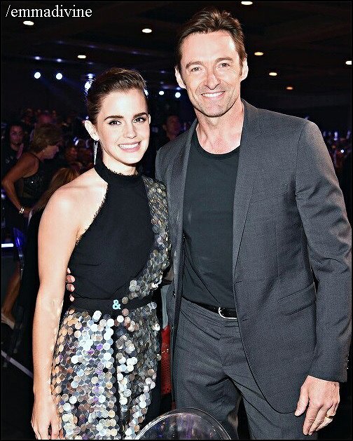 Emma y Hugh Jackman en los MTV AWARDS.