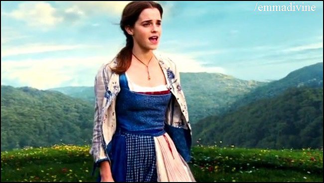 Emma Watson en la Bella y la Bestia.