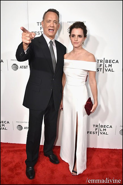 Emma y Tom Hanks premiere The Circle - Tribeca