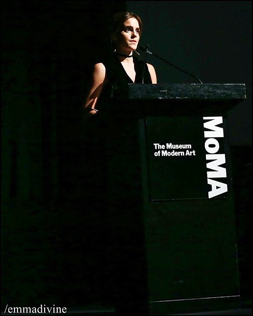 Emma Watson en el MoMA