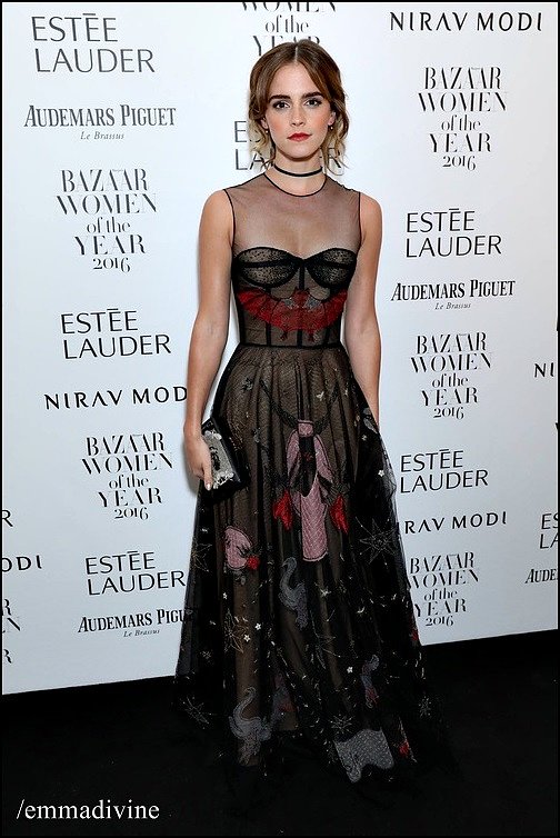 Emma Watson - Bazaar Women of the year 2016