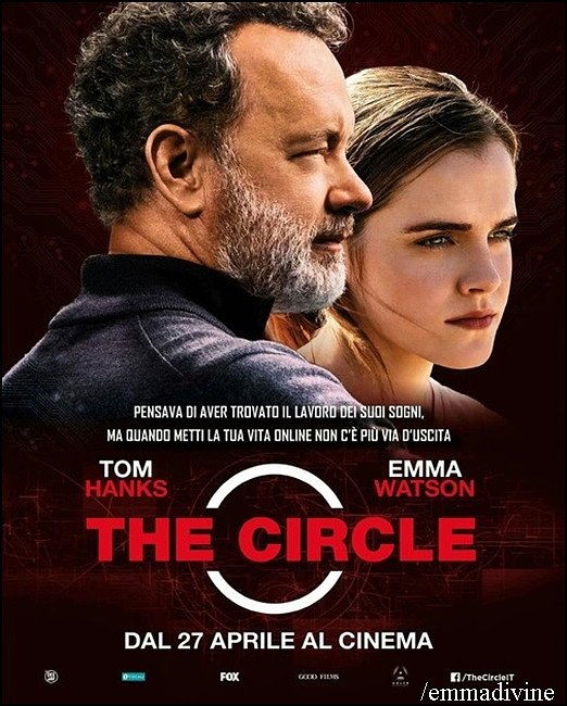 Emma y Tom Hanks en The Circle