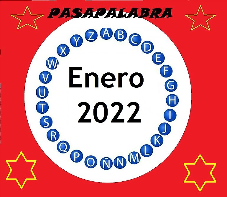 PASAPALABRA:  ENERO 2022 SOLUCIONES 1º PARTE