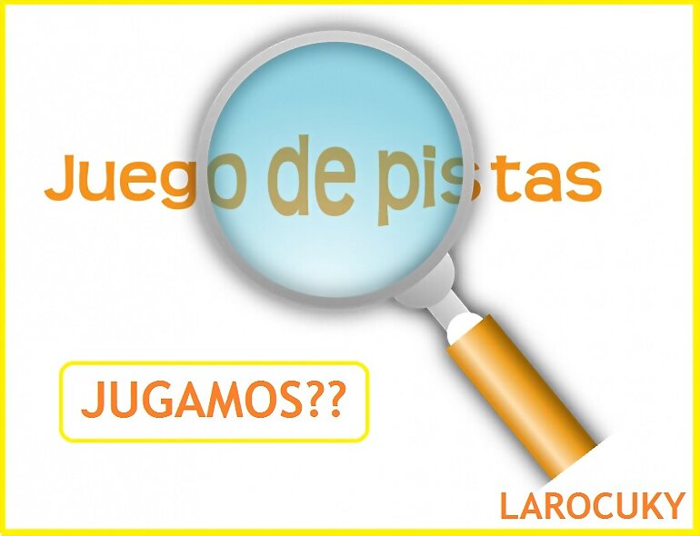 SOLUCIONES: JUEGO DE PISTAS 2º PARTE / 1º PARTE