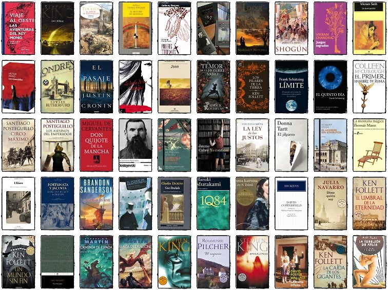 SOLUCIONES: NOVELAS MAS LARGAS DE LA HISTORIA 2